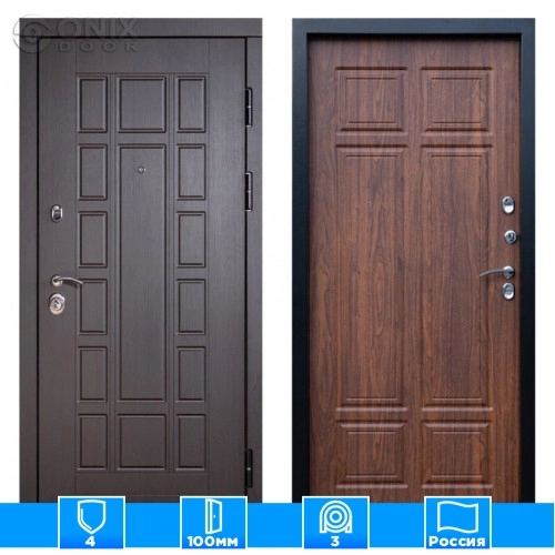 Входная дверь Престиж 126117 Орех премиум