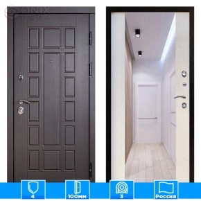 Входная дверь Престиж 126130 Зеркало лиственница