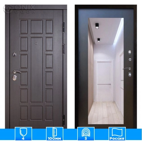 Входная дверь Престиж 126134 Зеркало триумф венге