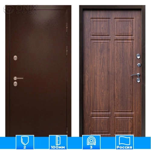 Входная дверь Престиж 126137 орех премиум