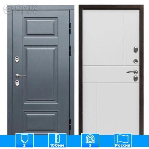 Входная дверь Престиж 126146 белый