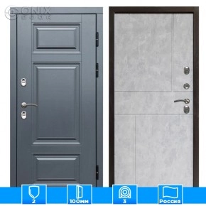 Входная дверь Престиж 126147 бетон светлый