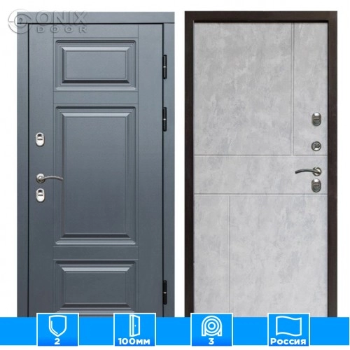 Входная дверь Престиж 126147 бетон светлый