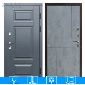 Входная дверь Престиж 126148 бетон темный