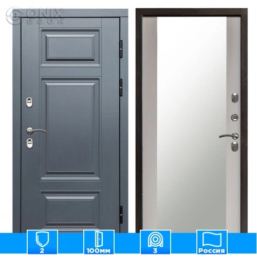 Входная дверь Престиж 126172 Зеркало лиственница