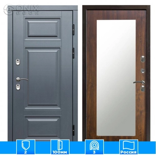 Входная дверь Престиж 126174 Зеркало триумф дуб