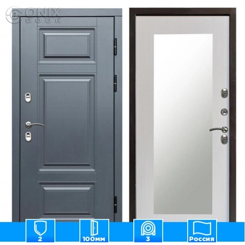 Входная дверь Престиж 126175 Зеркало триумф лиственница