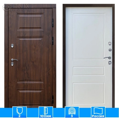 Входная дверь Престиж 126177 премиум белый матовый