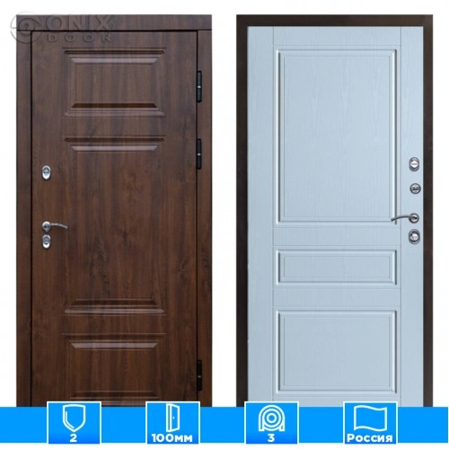 Входная дверь Престиж 126178 премиум белое дерево