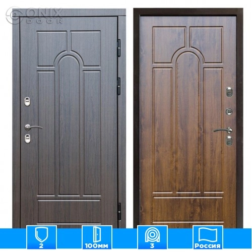 Входная дверь Престиж 126184 премиум венге Арка дуб