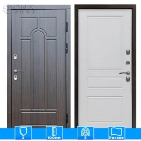 Входная дверь Престиж 126189 премиум венге белый матовый