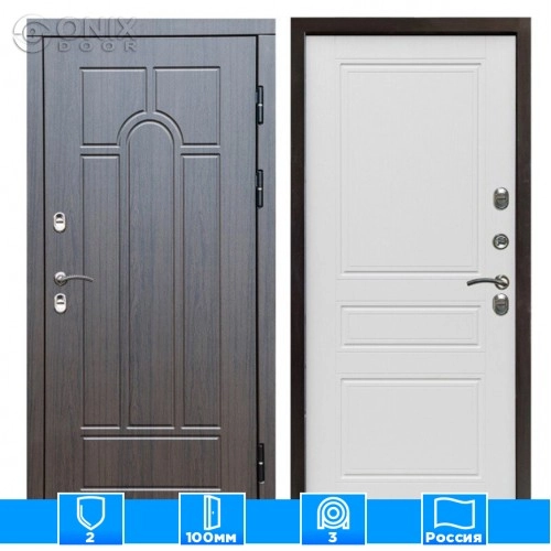 Входная дверь Престиж 126192 премиум венге лиственница