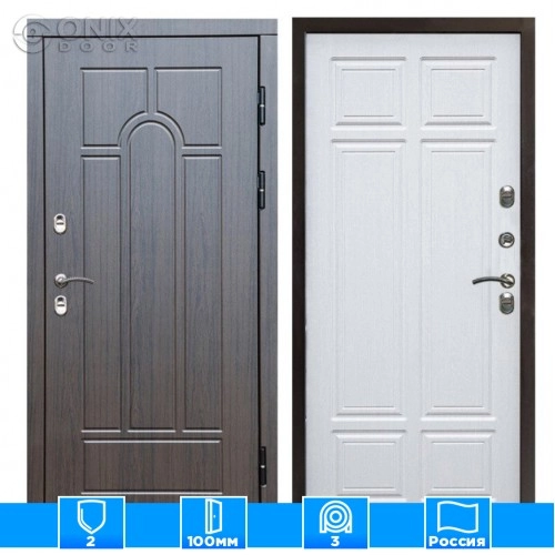 Входная дверь Престиж 126194 премиум венге Лиственница премиум