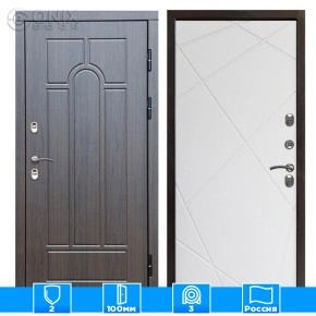 Входная дверь Престиж 126195 премиум венге белый