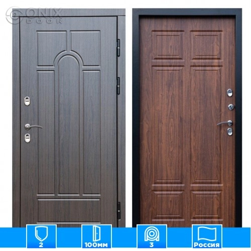 Входная дверь Престиж 126198 премиум венге Орех премиум