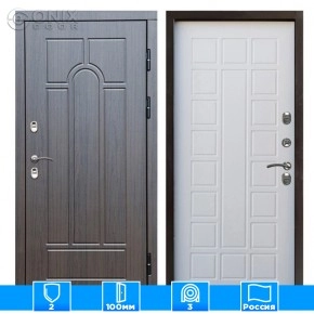 Входная дверь Престиж 126202 премиум венге белое дерево