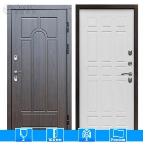 Входная дверь Престиж 126206 премиум венге белое дерево