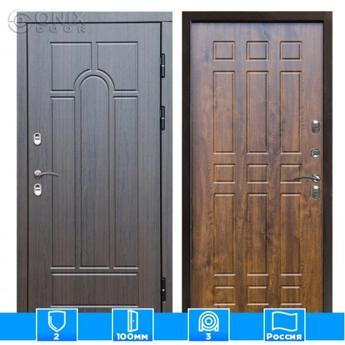 Входная дверь Престиж 126207 премиум венге дуб