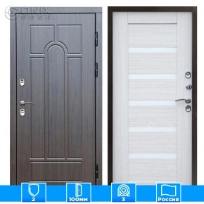 Входная дверь Престиж 126209 премиум венге Царга лиственница