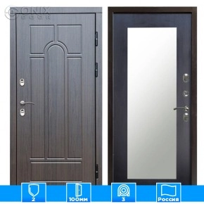 Входная дверь Престиж 126218 премиум венге Зеркало триумф венге