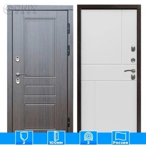 Входная дверь Престиж 126223 премиум венге белый