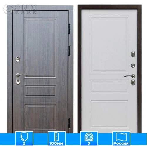 Входная дверь Престиж 126226 премиум венге белый матовый