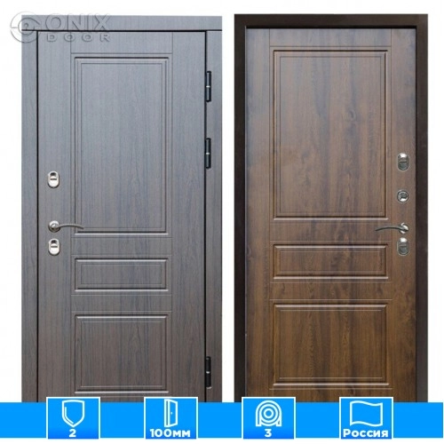 Входная дверь Престиж 126228 премиум венге дуб