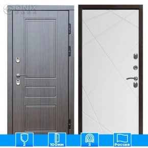 Входная дверь Престиж 126232 премиум венге белый