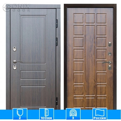 Входная дверь Престиж 126241 премиум венге дуб