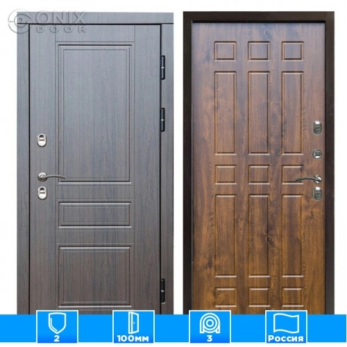 Входная дверь Престиж 126244 премиум венге дуб