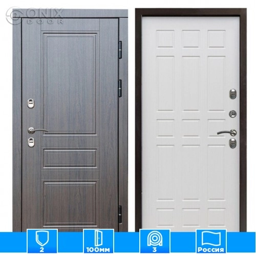 Входная дверь Престиж 126245 премиум венге лиственница