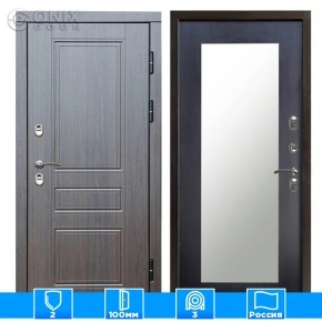 Входная дверь Престиж 126255 премиум венге Зеркало триумф венге