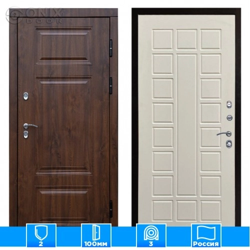 Входная дверь Престиж 126257 премиум бежевый матовый