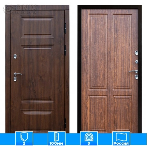 Входная дверь Престиж 126269 премиум Орех стандарт