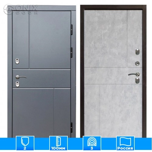 Входная дверь Престиж 126275 бетон светлый