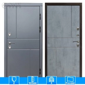 Входная дверь Престиж 126276 бетон темный