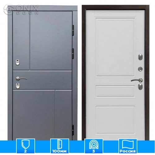 Входная дверь Престиж 126277 белый матовый