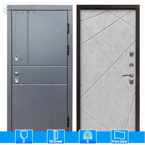 Входная дверь Престиж 126284 Бетон светлый