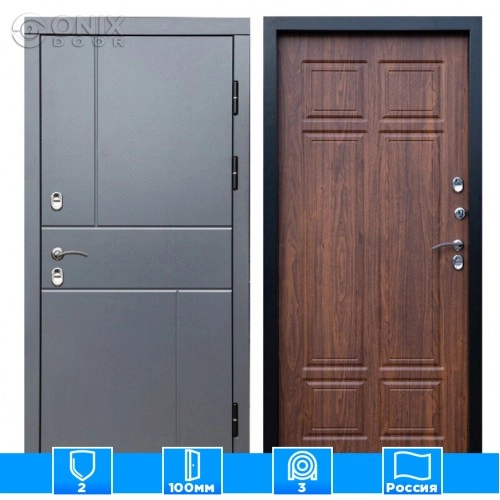 Входная дверь Престиж 126286 Орех премиум