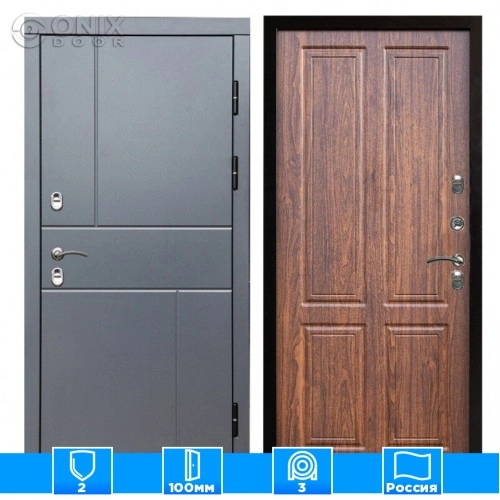 Входная дверь Престиж 126287 Орех стандарт