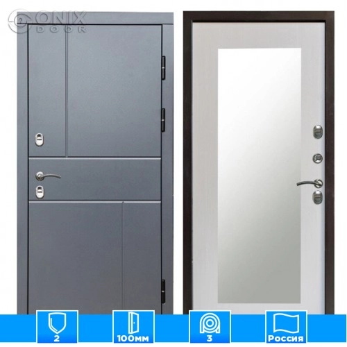 Входная дверь Престиж 126305 Зеркало триумф лиственница