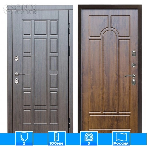 Входная дверь Престиж 126308 венге Арка дуб