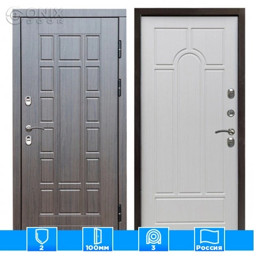 Входная дверь Престиж 126309 венге Арка лиственница