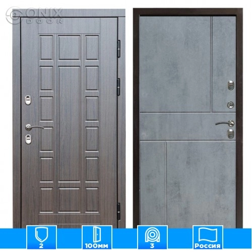 Входная дверь Престиж 126312 венге бетон темный