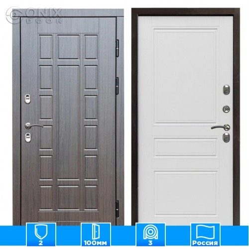 Входная дверь Престиж 126316 венге лиственница