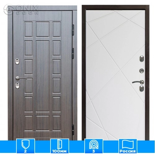 Входная дверь Престиж 126319 венге белый