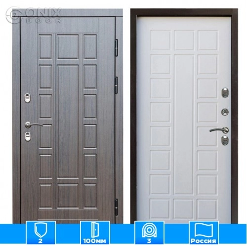 Входная дверь Престиж 126326 венге белое дерево