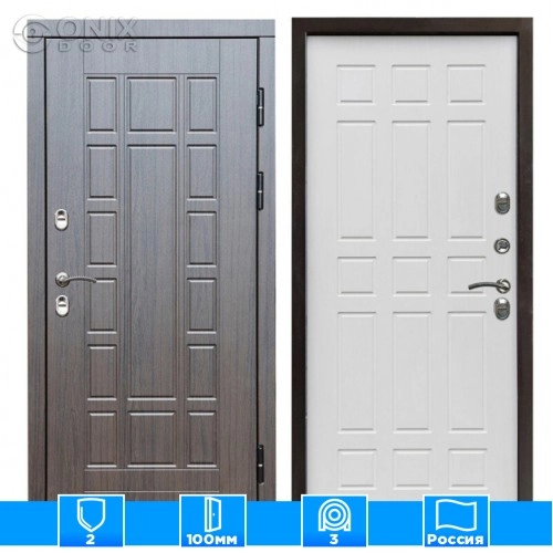 Входная дверь Престиж 126330 венге белое дерево