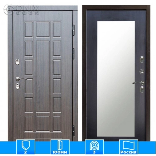 Входная дверь Престиж 126342 венге Зеркало триумф венге