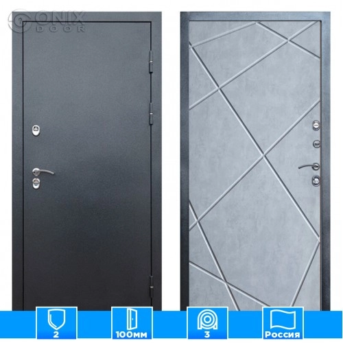 Входная дверь Престиж 126364 бетон светлый